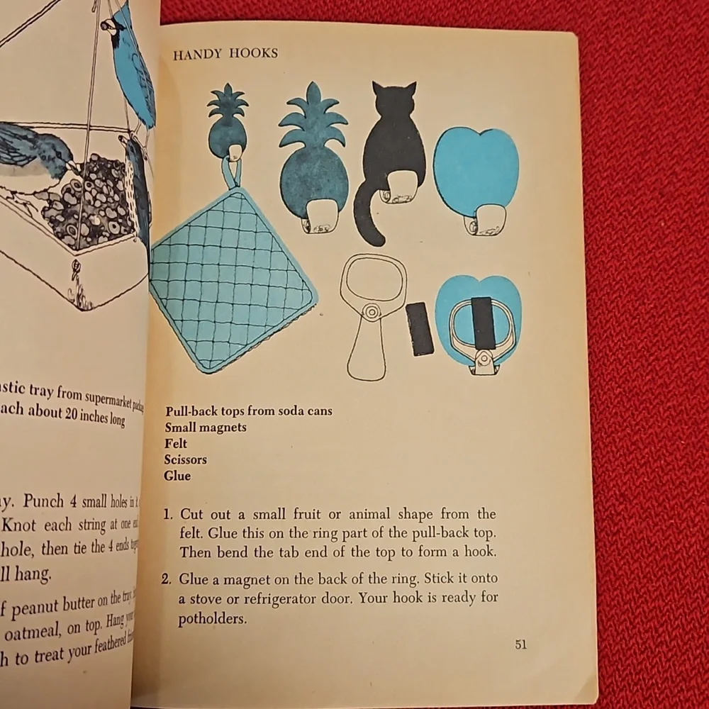 THINGS TO MAKE AND DO Vintage Scholastic Book Services 1972 Excellent Condition